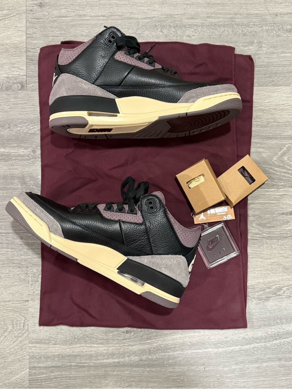 Jordan 3 A Ma Maniere While You Were Sleeping FZ4811-001 Size WMN 12.5 / Mens 11 - Picture 2 of 8